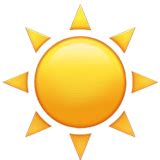 sonne emoji kopieren|☀ Bedeutung